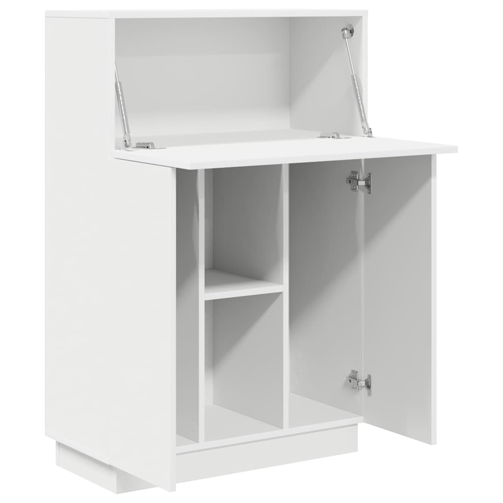 8721158252029_wbg-an_en_hd_2 vidaXL Desk with Shelf White 71.5 x 31.5 x 106.5 cm Engineered Wood - Image 5