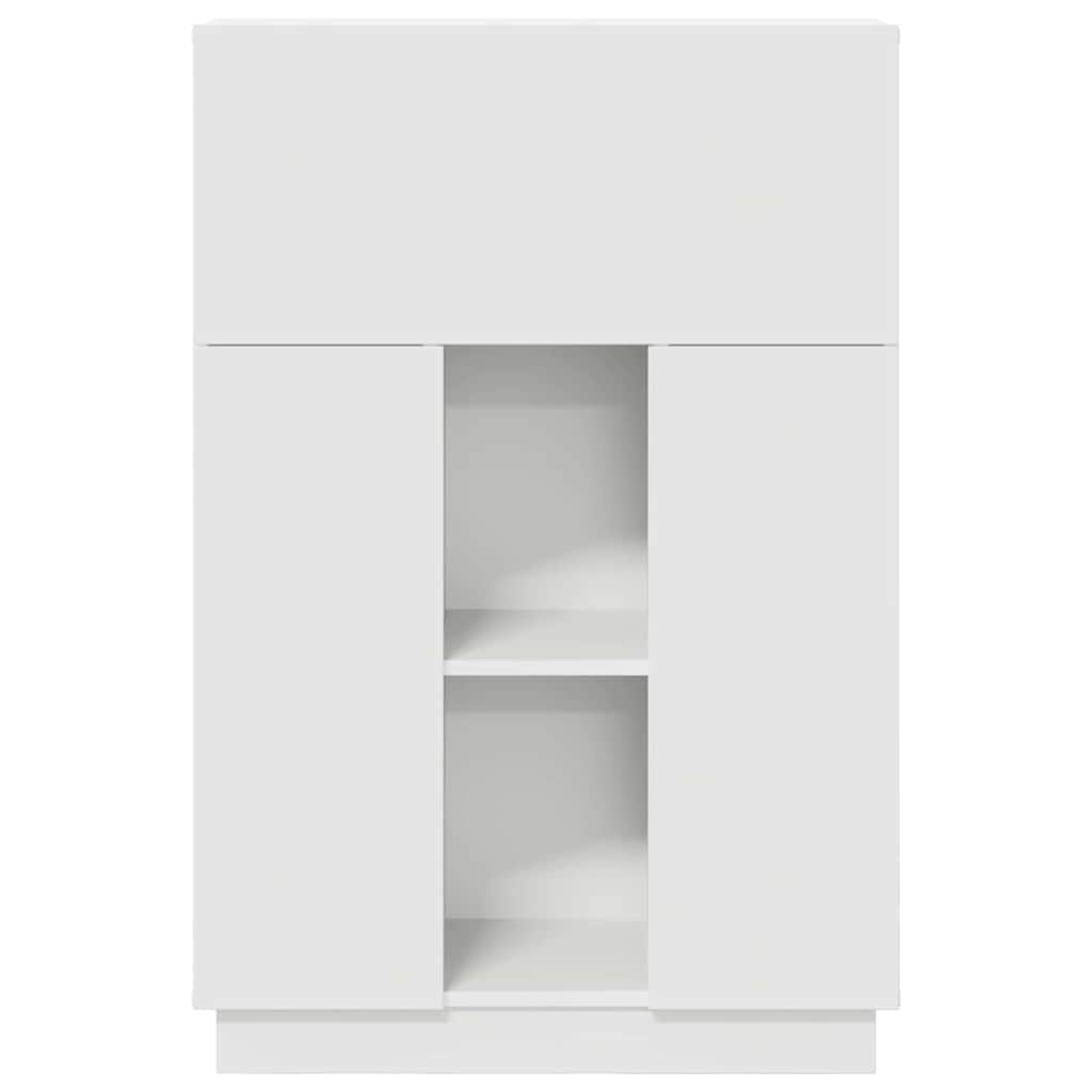 8721158252029_wbg-fr_en_hd_4 vidaXL Desk with Shelf White 71.5 x 31.5 x 106.5 cm Engineered Wood - Image 6