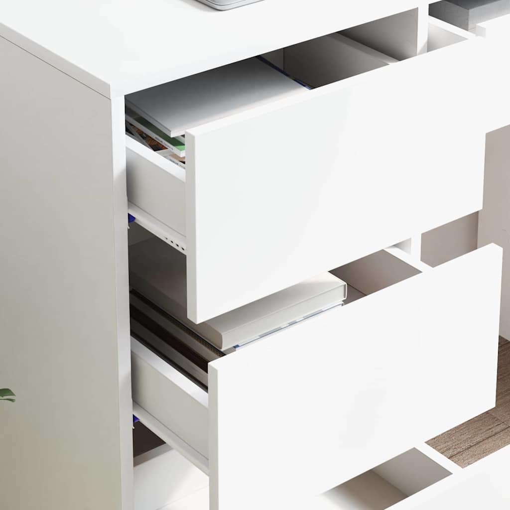 8721158252104_mo-im-zo_en_hd_1 vidaXL Desk with Drawer White 90 x 37.5 x 75 cm Engineered Wood - Image 4