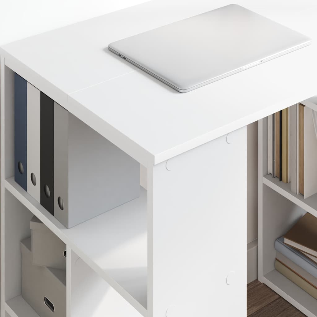 8721158252265_mo-im-zo_en_hd_1 vidaXL Desk with Shelf White 90 x 50 x 75 cm Engineered Wood - Image 4