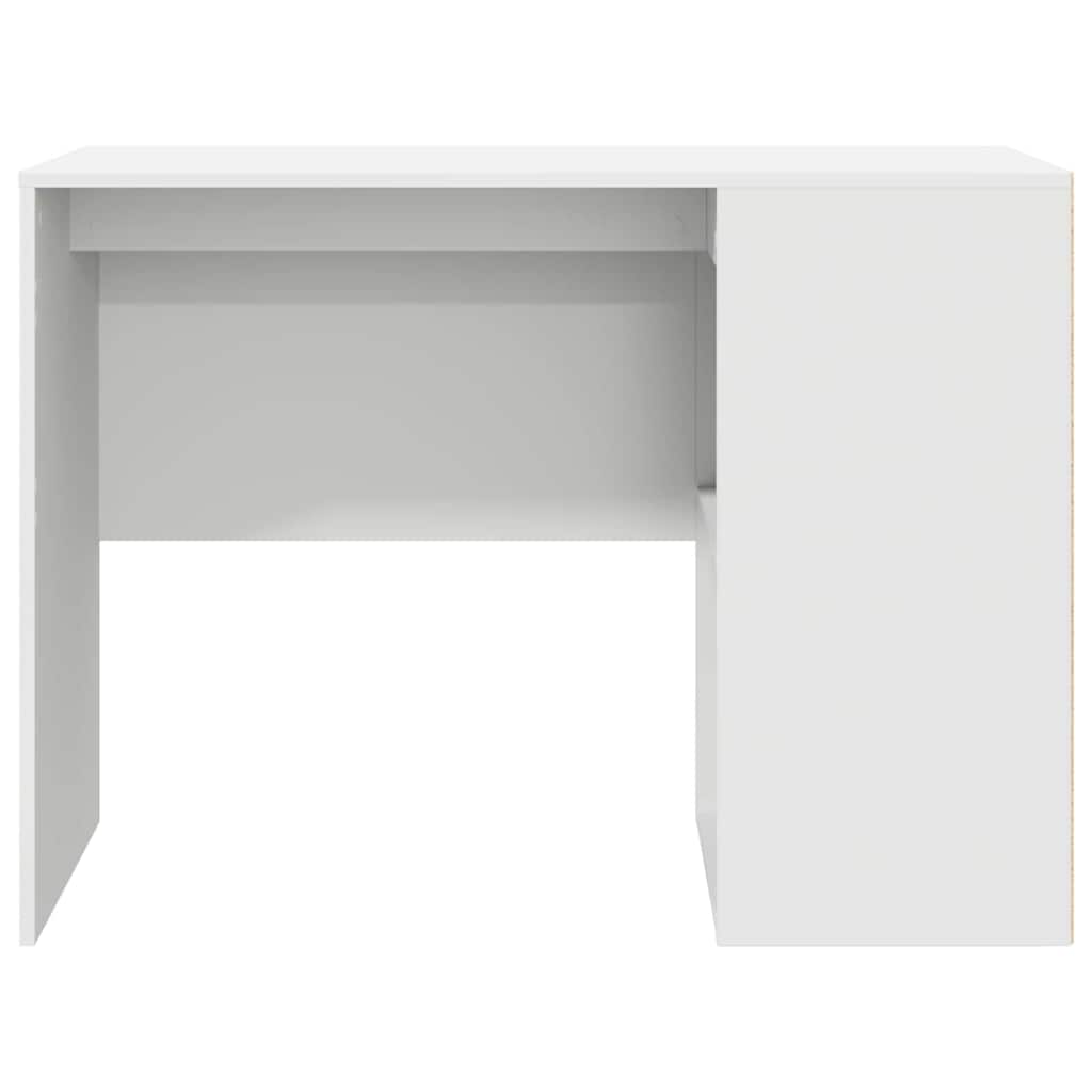 8721158252586_wbg-fr_en_hd_3 vidaXL Desk with Shelf White 102 x 50 x 75 cm Engineered Wood - Image 5