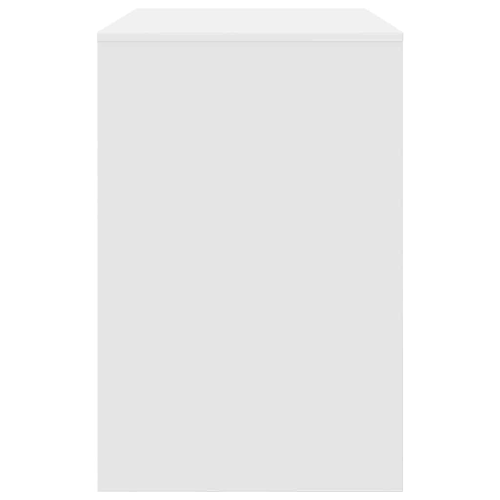 8721158252586_wbg-si_en_hd_4 vidaXL Desk with Shelf White 102 x 50 x 75 cm Engineered Wood - Image 6