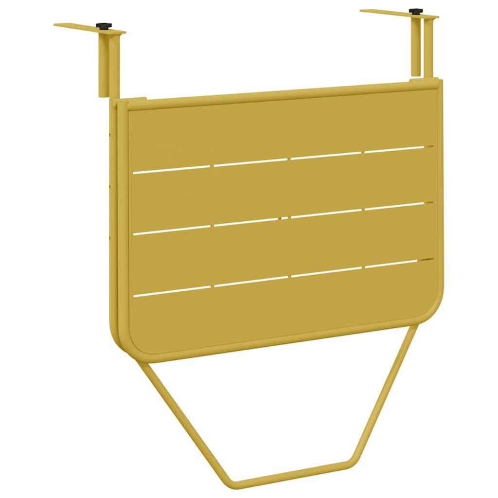 8721158278821_wbg-an_en_hd_2 vidaXL Hanging Balcony Table Gold 60 x 39 x 65 cm Steel - Image 5