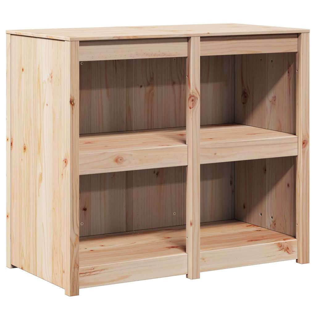 8721158282842_wbg-an-m_en_hd_1 vidaXL Kitchen Cabinet Brown 106 x 55 x 92 cm Solid Pine wood - Image 2