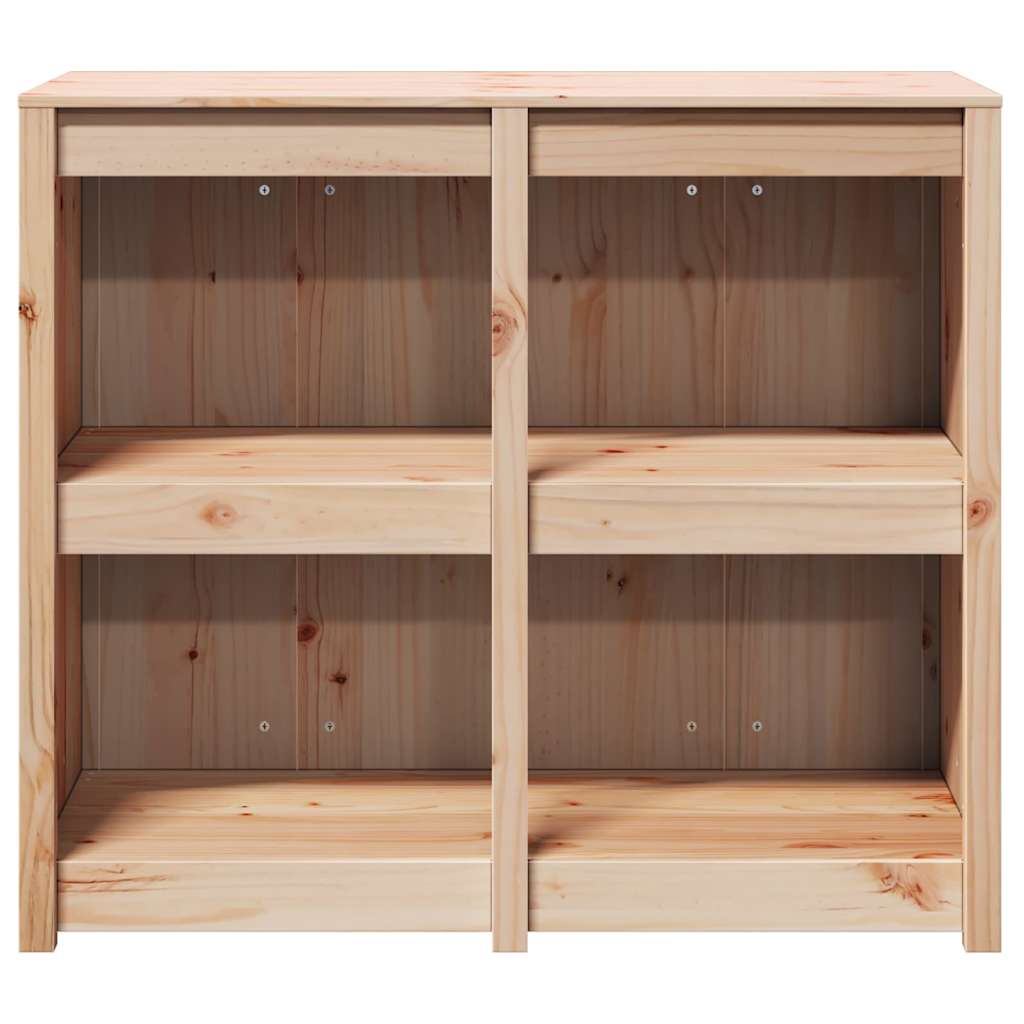 8721158282842_wbg-fr_en_hd_3 vidaXL Kitchen Cabinet Brown 106 x 55 x 92 cm Solid Pine wood - Image 6