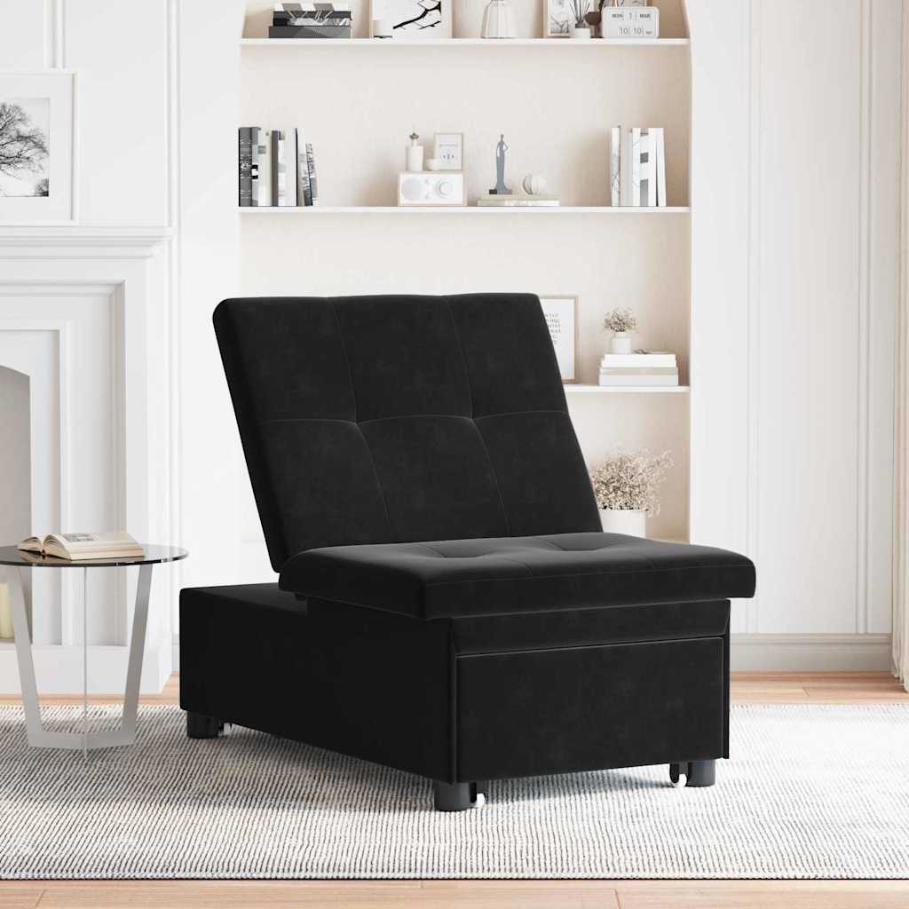 8721158290441_mo-im_en_hd_2 vidaXL Sofa Bed Black 67 x 194 x 38 cm Velvet - Image 3
