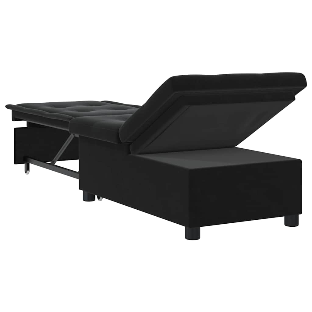 8721158290441_wbg-ba_en_hd_3 vidaXL Sofa Bed Black 67 x 194 x 38 cm Velvet - Image 7