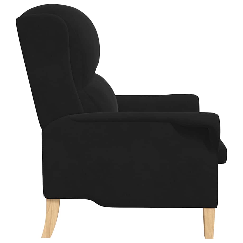 8721158291080_wbg-si_en_hd_4 vidaXL Armchair Black 76 x 94 x 102 cm Velvet - Image 5