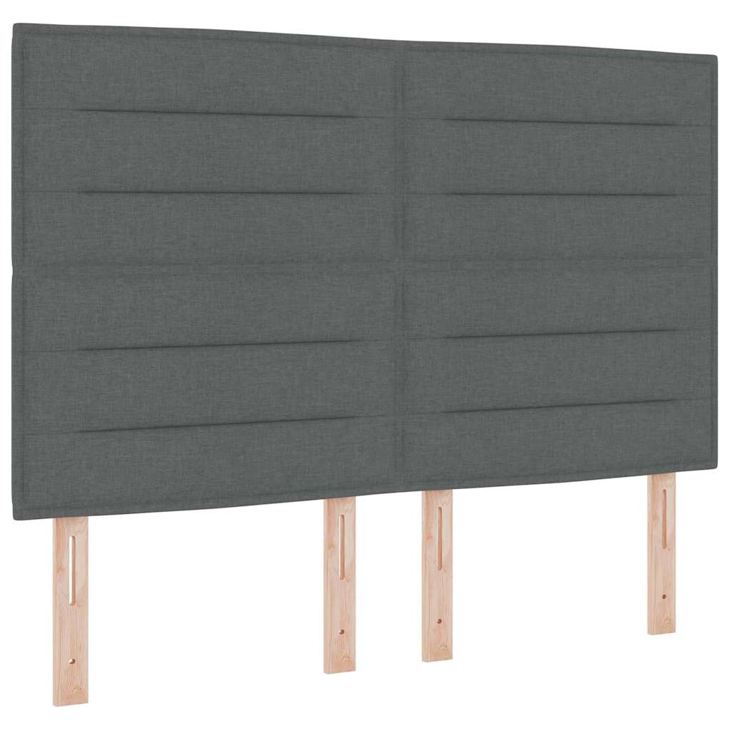 8721158295224_wbg-an-m_en_hd_1 vidaXL Headboard Height Adjustable Manual Dark grey 140 cm Fabric - Image 2