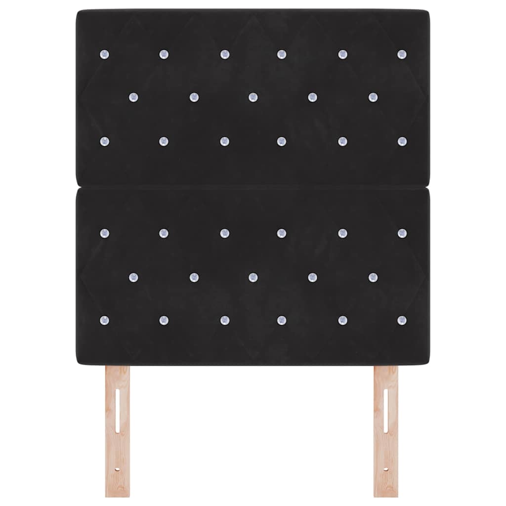 8721158295798_wbg-fr_en_hd_3 vidaXL Velvet Headboard Argyle with Headboard Black 80 cm Velvet - Image 4