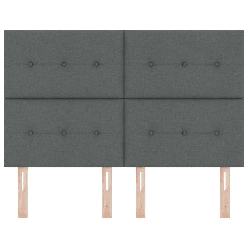 8721158296597_wbg-fr_en_hd_3 vidaXL Headboard Height Adjustable Manual Dark grey 140 cm Fabric - Image 4