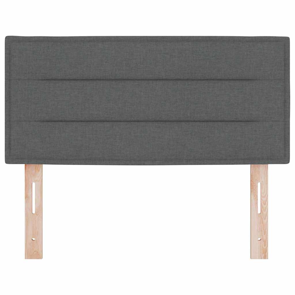 8721158298164_wbg-fr_en_hd_3 vidaXL LED Headboard with LED Strip Lights Dark grey 100 cm Fabric - Image 6