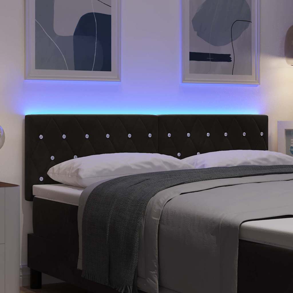 8721158299048_mo-im-da_en_hd_1 vidaXL LED Headboard with LED Strip Lights Argyle Black 80 cm Velvet - Image 5