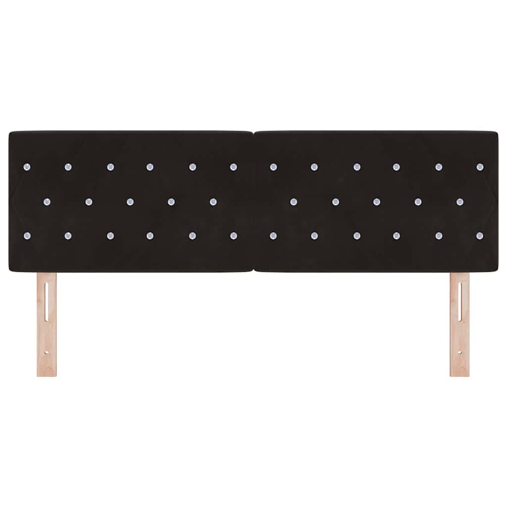 8721158299048_wbg-fr_en_hd_3 vidaXL LED Headboard with LED Strip Lights Argyle Black 80 cm Velvet - Image 6