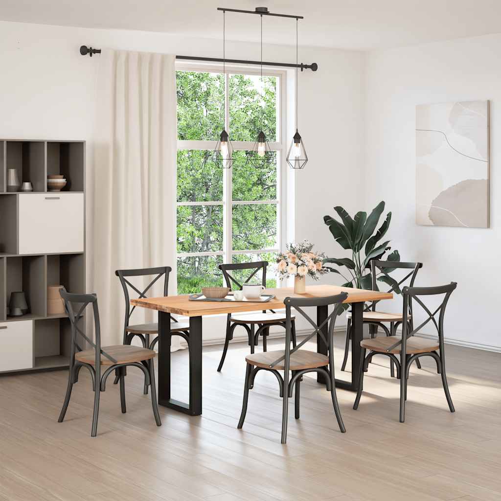 8721158311153_g_en_hd_1 vidaXL Dining Table Legs U-Shaped 2 pcs Black 50x(72-73) cm Steel - Image 2