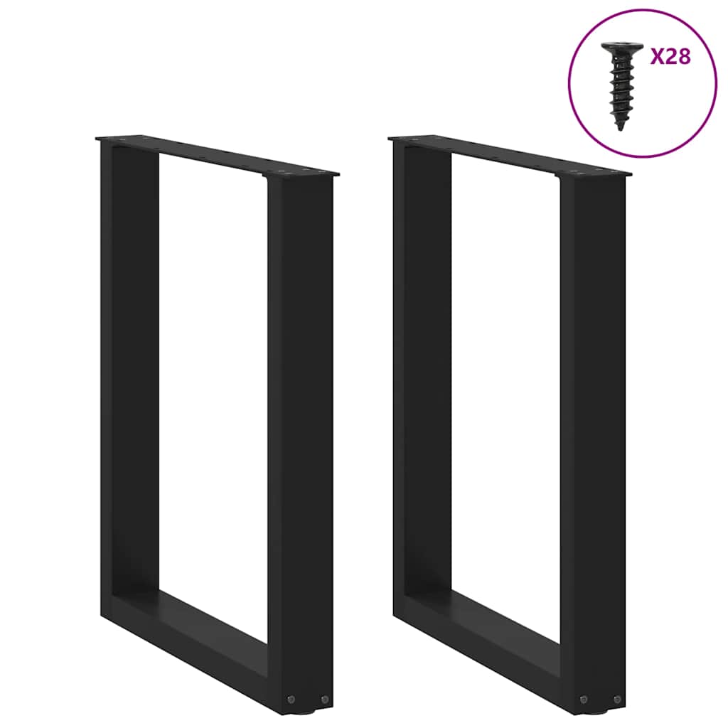 8721158311238_g_en_hd_2 vidaXL Dining Table Legs U-Shaped 2 pcs Black 70x(72-73) cm Steel - Image 3