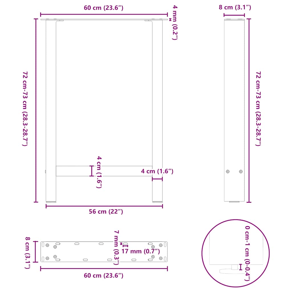 8721158312433_g_en_hd_9 vidaXL Dining Table Legs Black 2 pcs 60x(72-73) cm Steel - Image 10