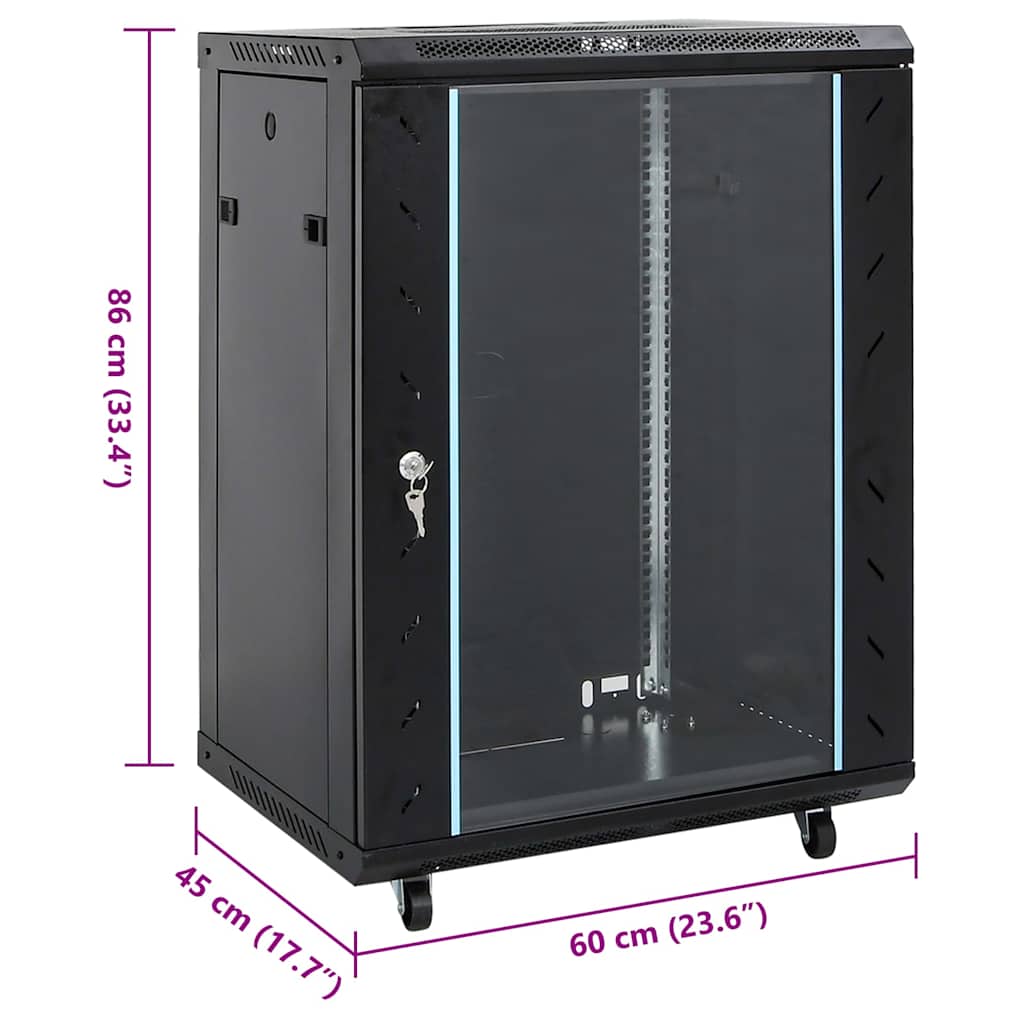 8721158313867_g_en_hd_7 vidaXL 15U Network Cabinet 19" IP20 Black 60x45x86 cm - Image 8