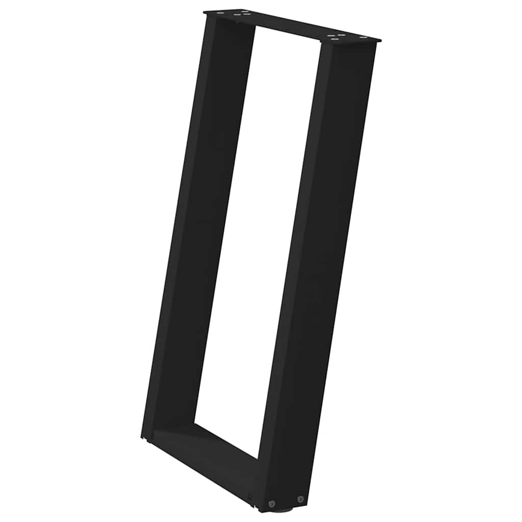 8721158314482_g_en_hd_3 vidaXL Dining Table Legs U-Shaped 2 pcs Black 60x(72-73) cm Steel - Image 4
