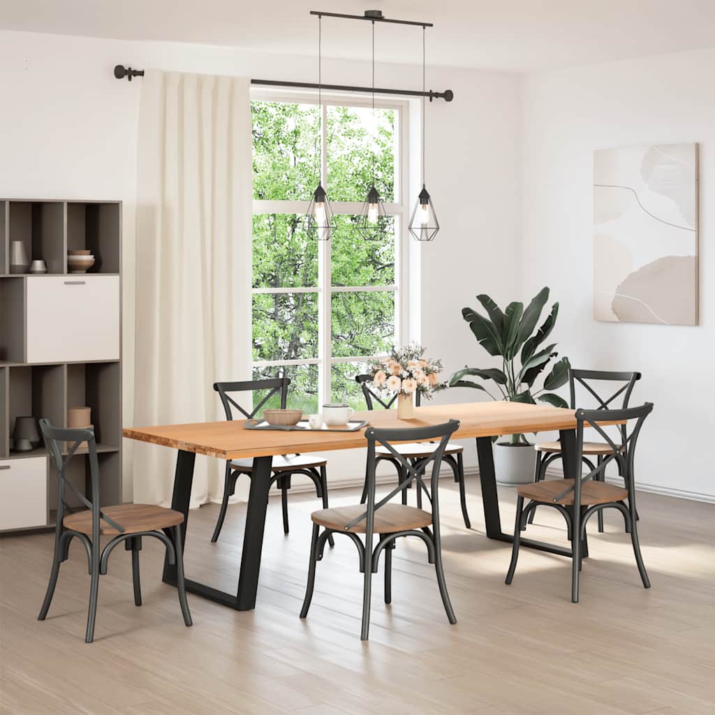 8721158314529_g_en_hd_2 vidaXL Dining Table Legs U-Shaped 2 pcs Black 70x(72-73) cm Steel - Image 3