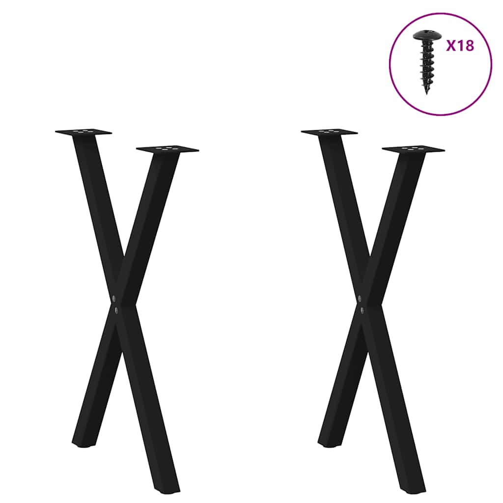 8721158315724_g_en_hd_2 vidaXL Dining Table Legs X-Shaped 2 pcs Black 57x(72-73) cm Steel - Image 3