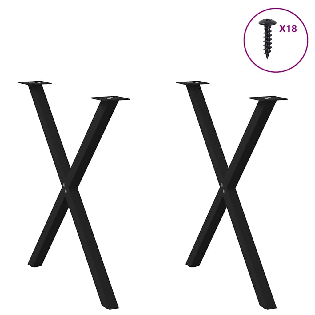 8721158315809_g_en_hd_2 vidaXL Dining Table Legs X-Shaped 2 pcs Black 80x(72-73) cm Steel - Image 3