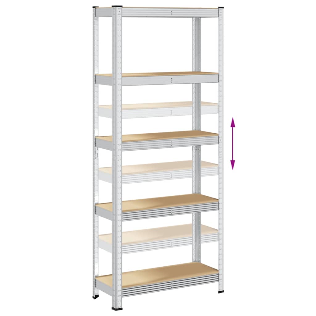 8721158337337_g_en_hd_6 vidaXL 5-Layer Storage Shelves 2 pcs Silver Steel&Engineered Wood - Image 9