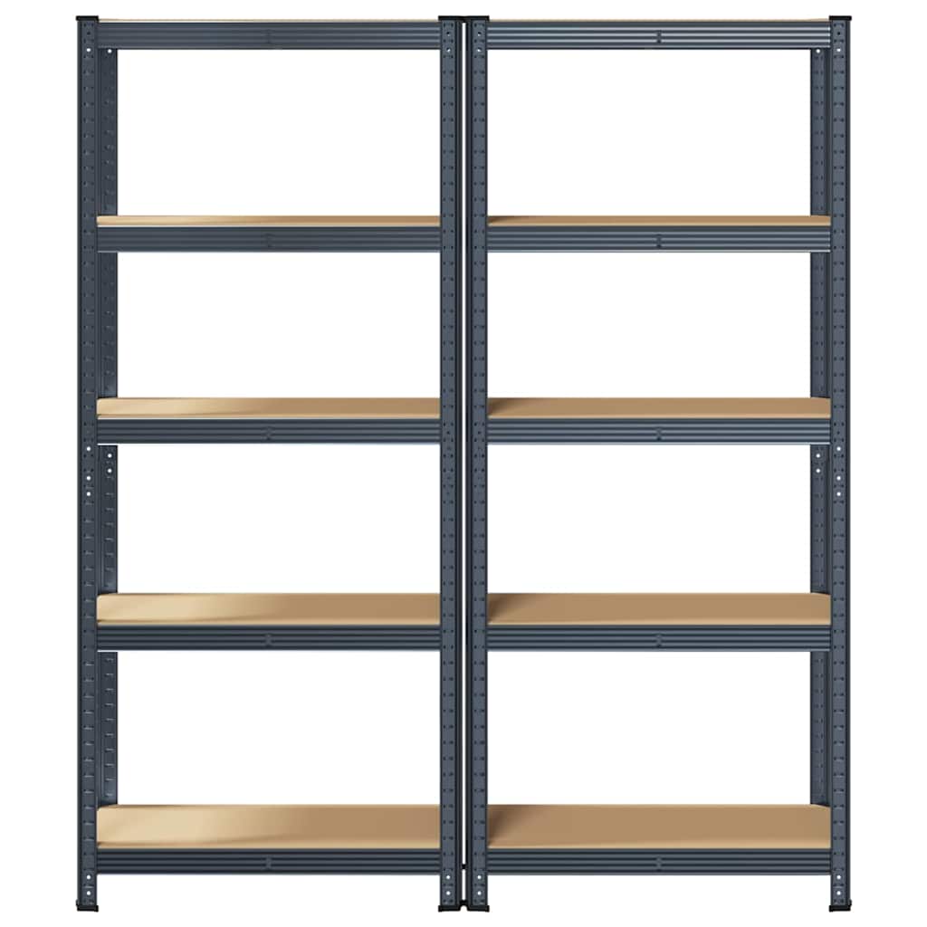 8721158337375_g_en_hd_2 vidaXL 5-Layer Storage Shelves 2 pcs Anthracite Steel&Engineered Wood - Image 5