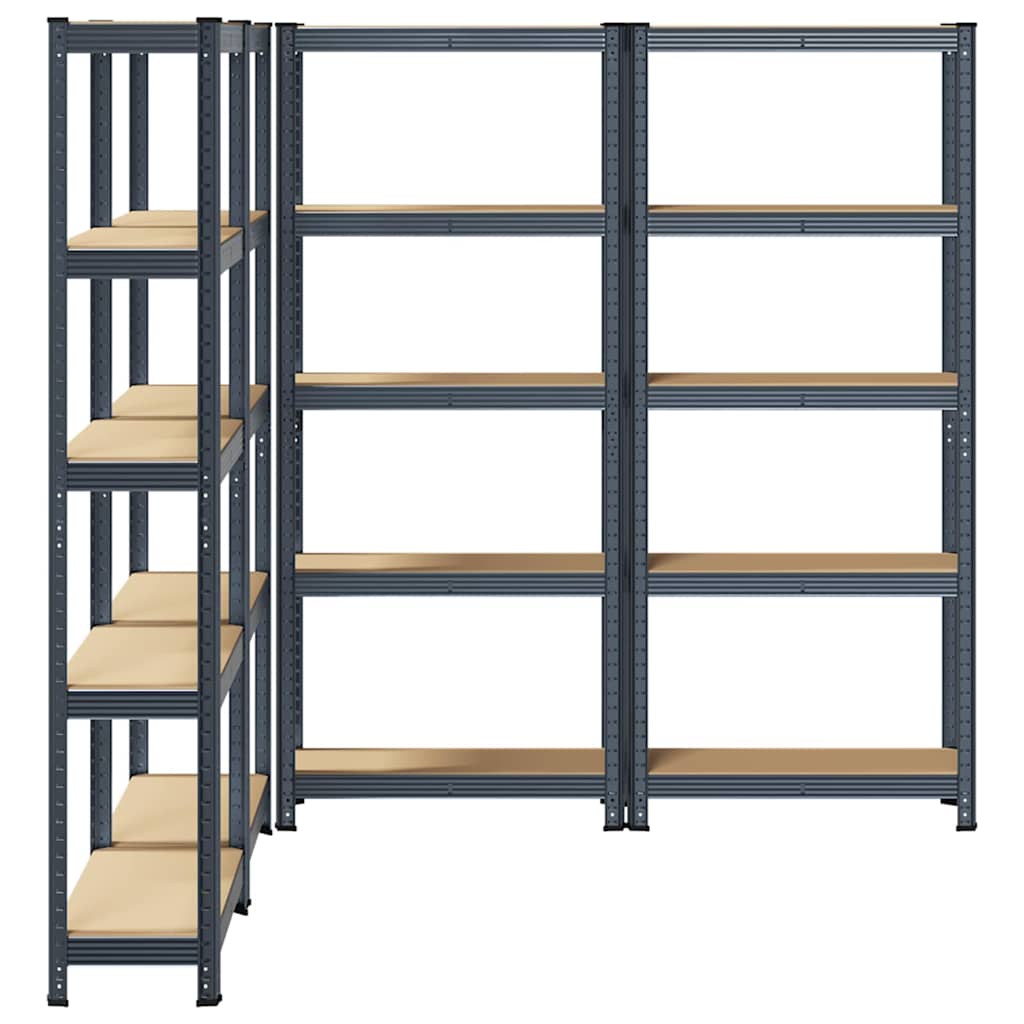 8721158337382_g_en_hd_3 vidaXL 5-Layer Storage Shelves 4 pcs Anthracite Steel&Engineered Wood - Image 6