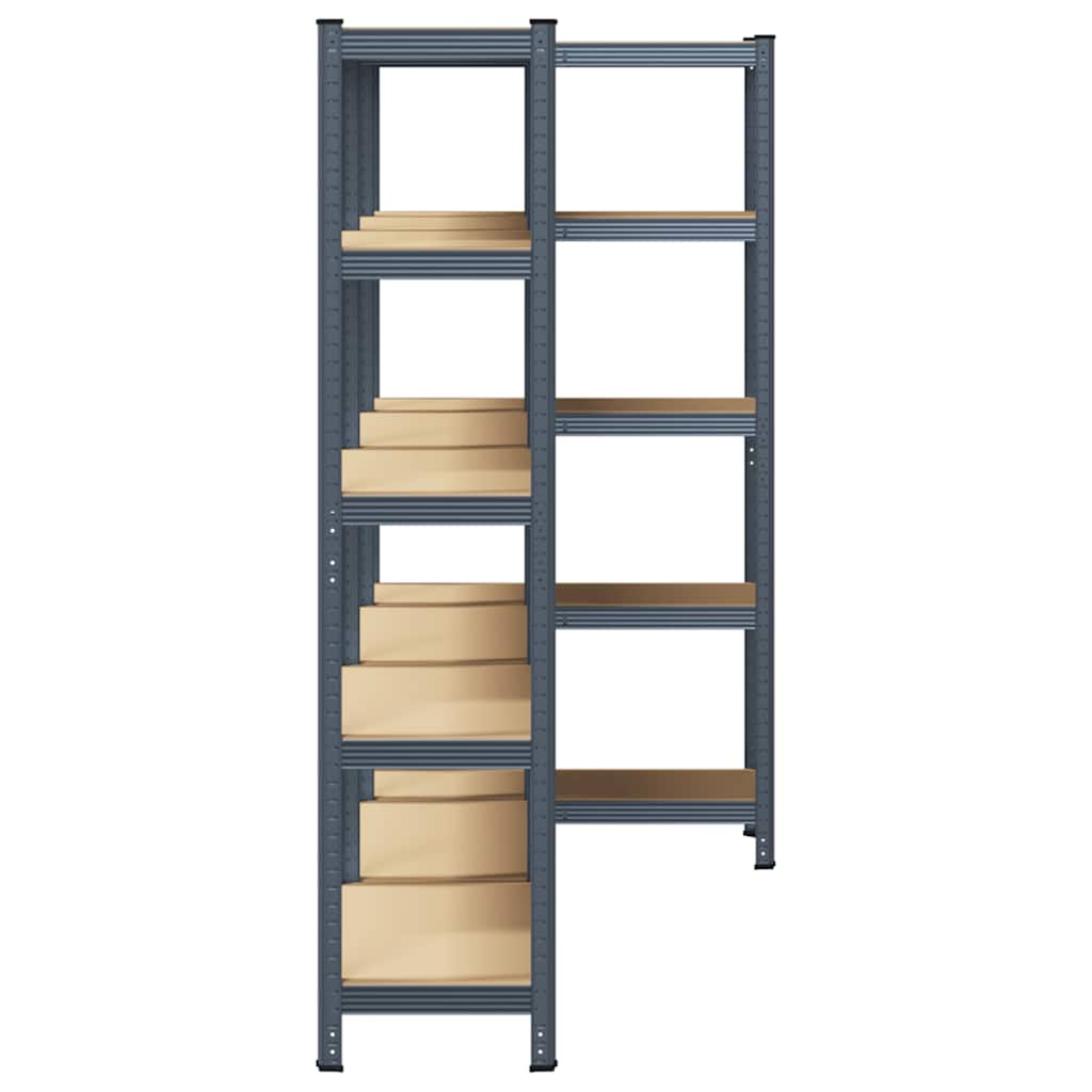 8721158337436_g_en_hd_3 vidaXL 5-Layer Storage Shelves 3 pcs Anthracite Steel&Engineered Wood - Image 6