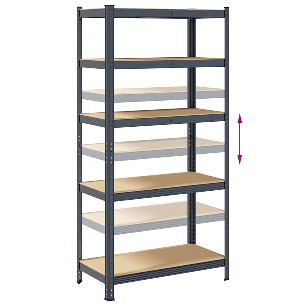 8721158337481_g_en_hd_6 vidaXL 5-Layer Heavy-duty Shelves 2 pcs Anthracite Steel&Engineered Wood - Image 9