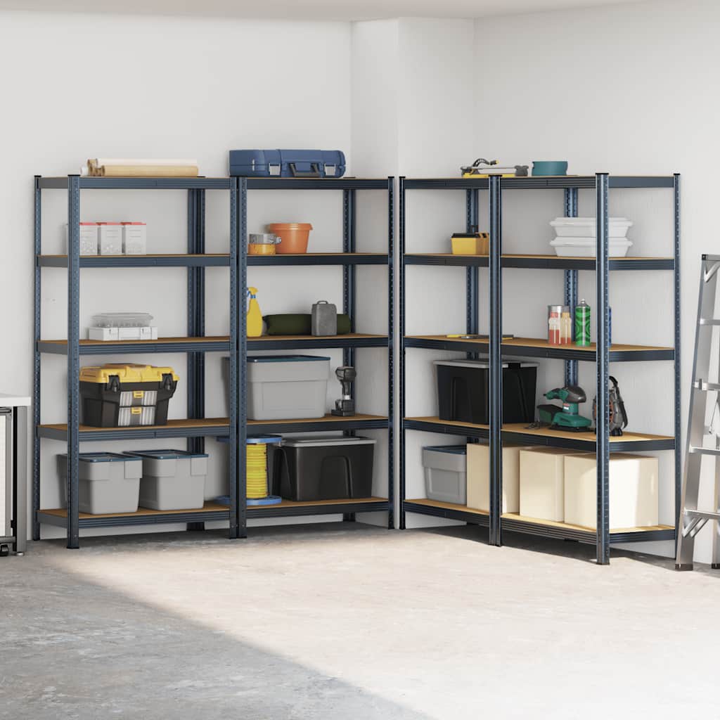 8721158337504_g_en_hd_1 vidaXL 5-Layer Heavy-duty Shelves 4 pcs Anthracite Steel&Engineered Wood - Image 4