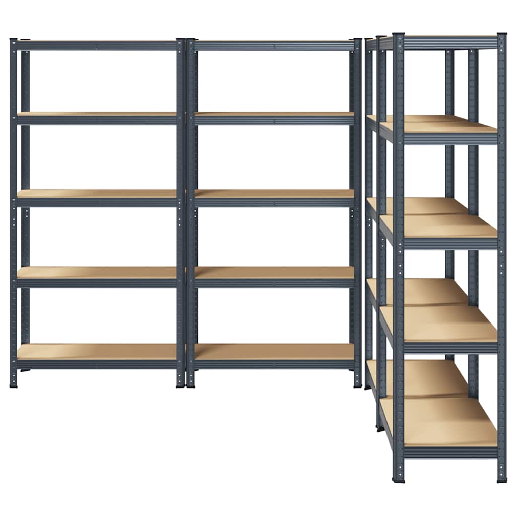 8721158337504_g_en_hd_2 vidaXL 5-Layer Heavy-duty Shelves 4 pcs Anthracite Steel&Engineered Wood - Image 5