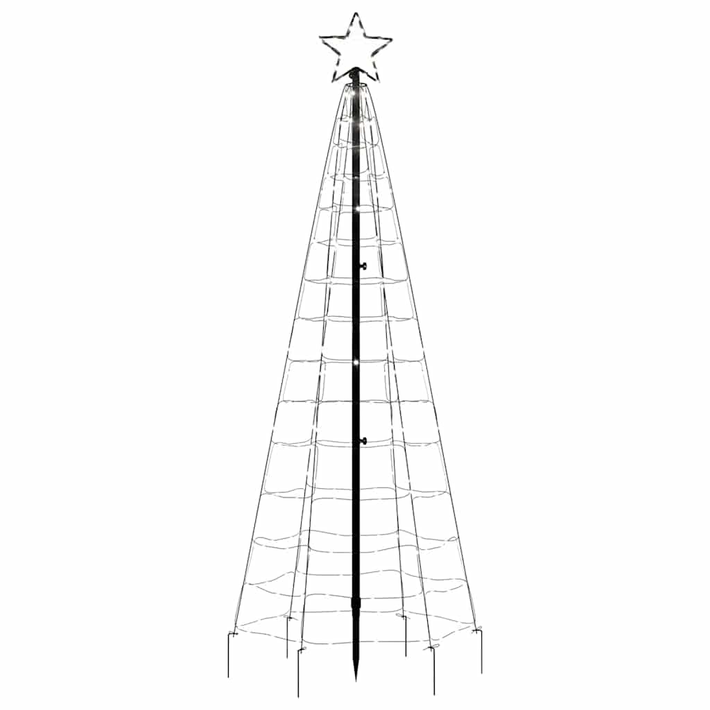 8721158337818_g_en_hd_4 vidaXL LED Christmas Tree with Spikes 220 LEDs Cold White 180 cm - Image 6
