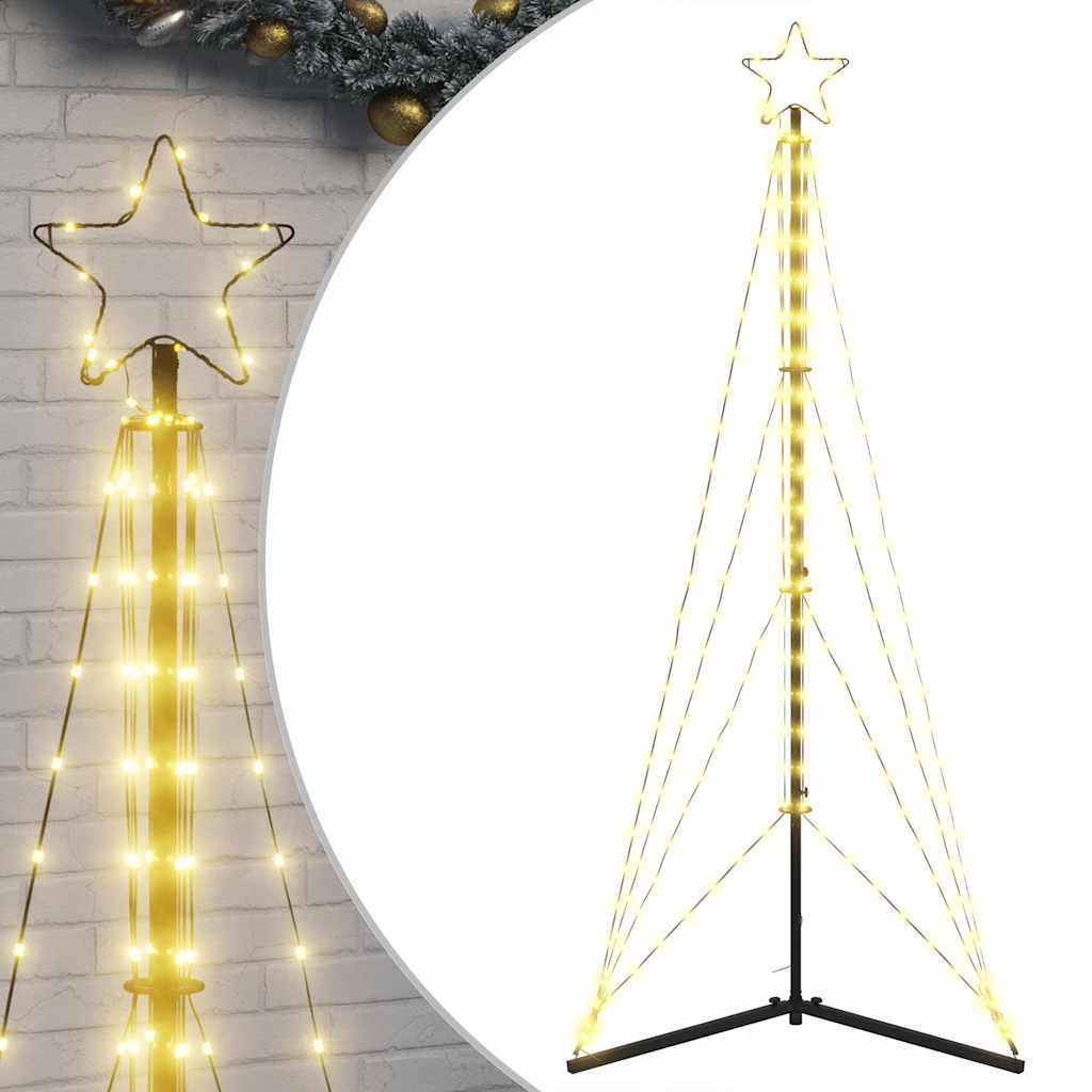 8721158337825_a_en_hd_1 vidaXL LED Christmas Tree 363 LEDs Warm White 182 cm - Image 2