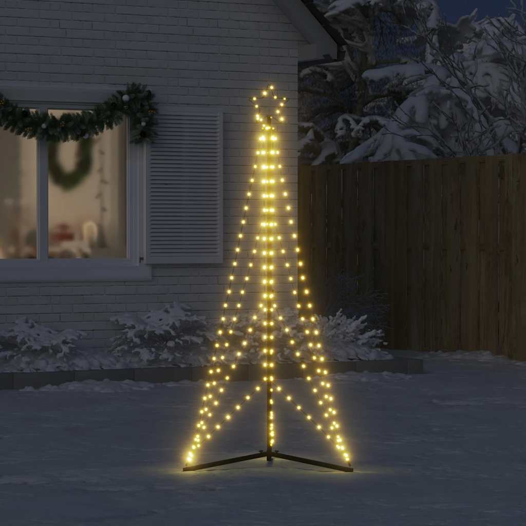 8721158337825_g_en_hd_1 vidaXL LED Christmas Tree 363 LEDs Warm White 182 cm - Image 3
