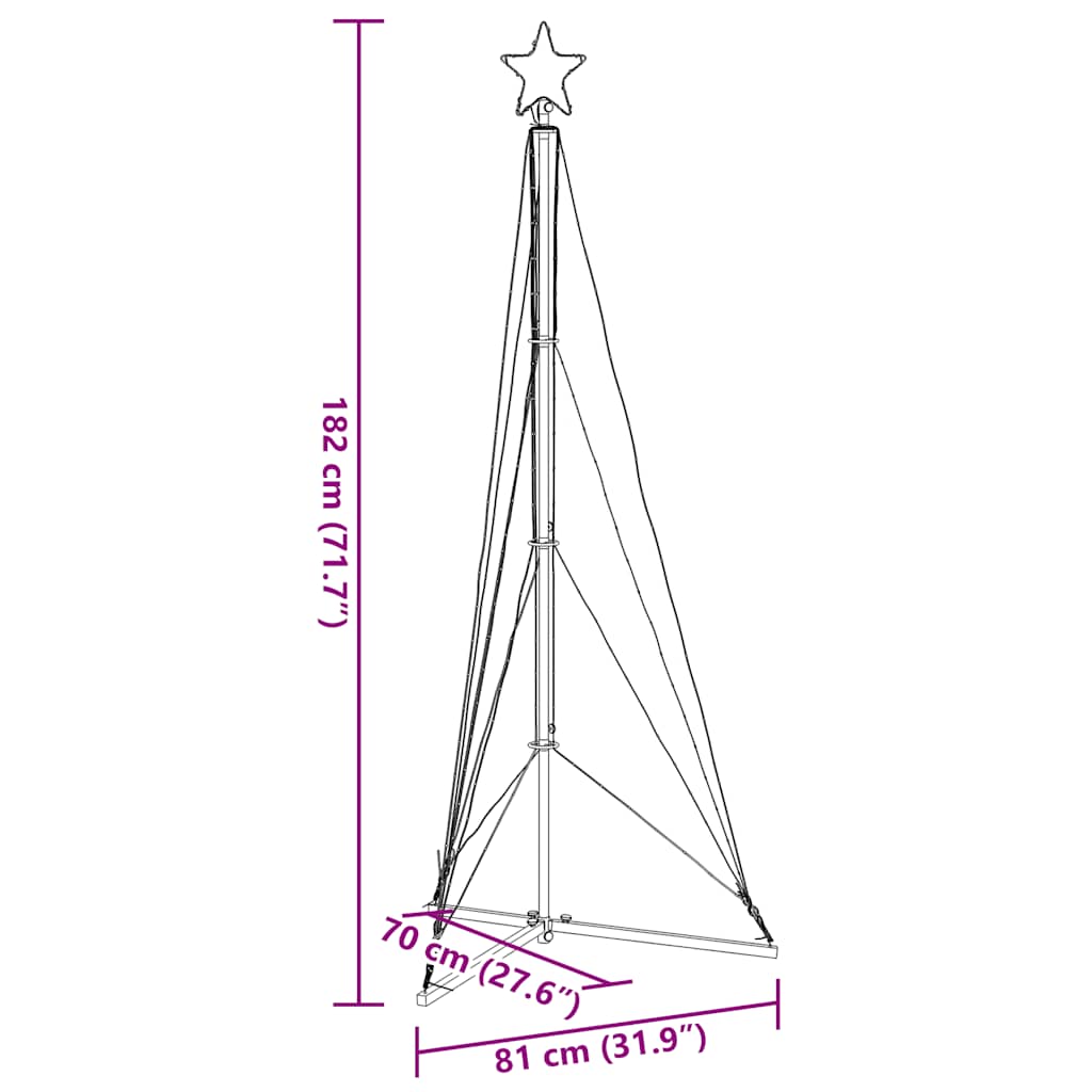 8721158337825_g_en_hd_9 vidaXL LED Christmas Tree 363 LEDs Warm White 182 cm - Image 11