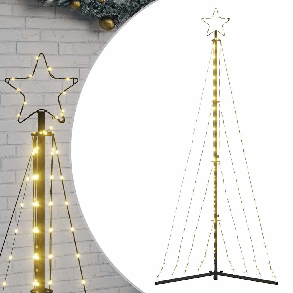 8721158337849_a_en_hd_1 vidaXL LED Christmas Tree 339 LEDs Warm White 182 cm - Image 2