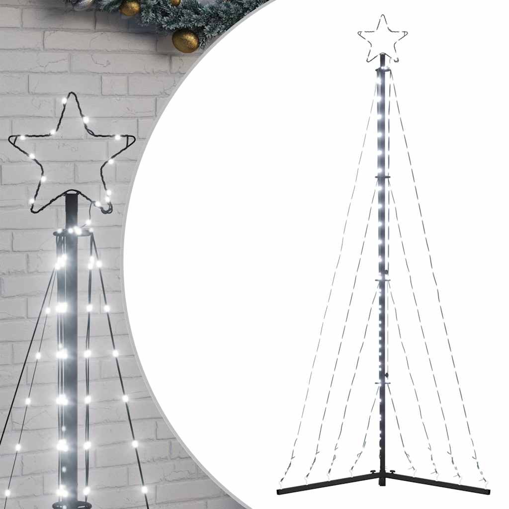 8721158337856_a_en_hd_1 vidaXL LED Christmas Tree 339 LEDs Cold White 182 cm - Image 2