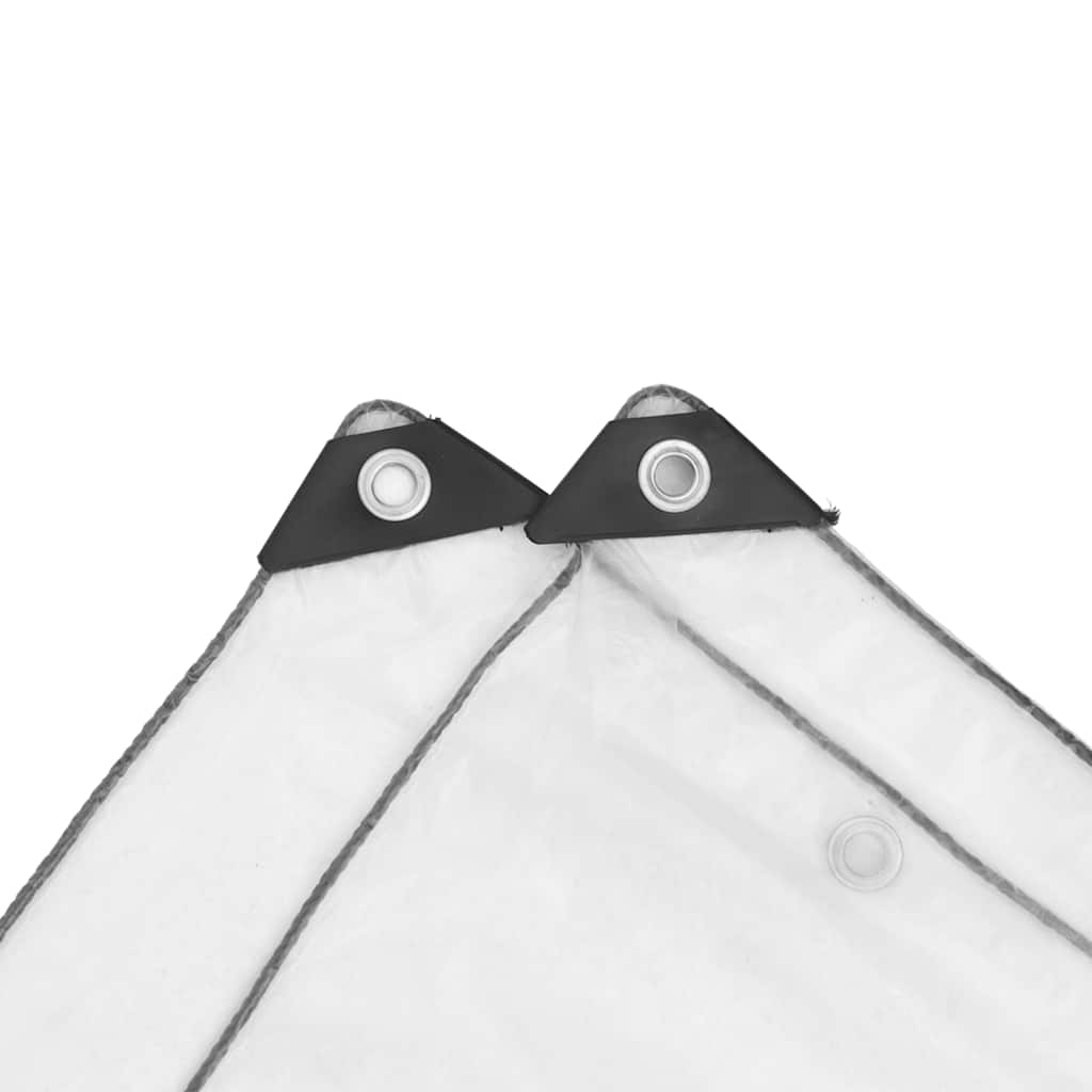 8721158380302_g_en_hd_5 vidaXL Clear Tarpaulin with Eyelets 3x3 m Polyethylene - Image 6