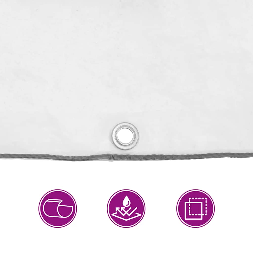8721158380302_g_en_hd_8 vidaXL Clear Tarpaulin with Eyelets 3x3 m Polyethylene - Image 9