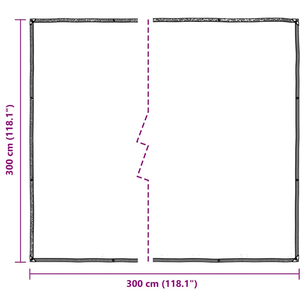 8721158380746_g_en_hd_9 vidaXL Clear Tarpaulin with Eyelets 3x3 m Polyethylene - Image 10