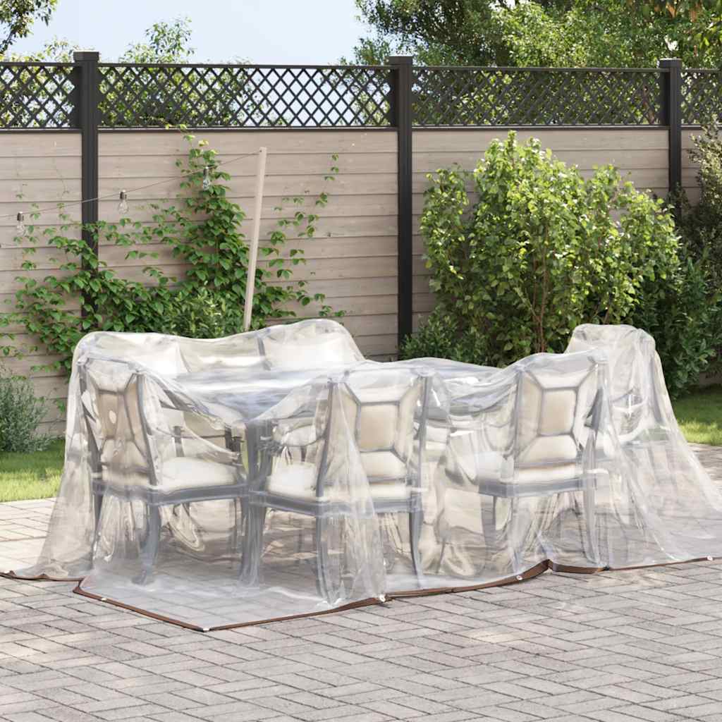 8721158380760_g_en_hd_1 vidaXL Clear Tarpaulin with Eyelets 3x5 m Polyethylene - Image 2