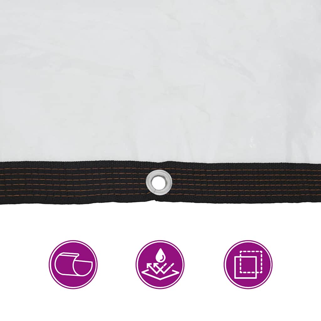 8721158380838_g_en_hd_8 vidaXL Clear Tarpaulin with Eyelets 4x6 m Polyethylene - Image 9