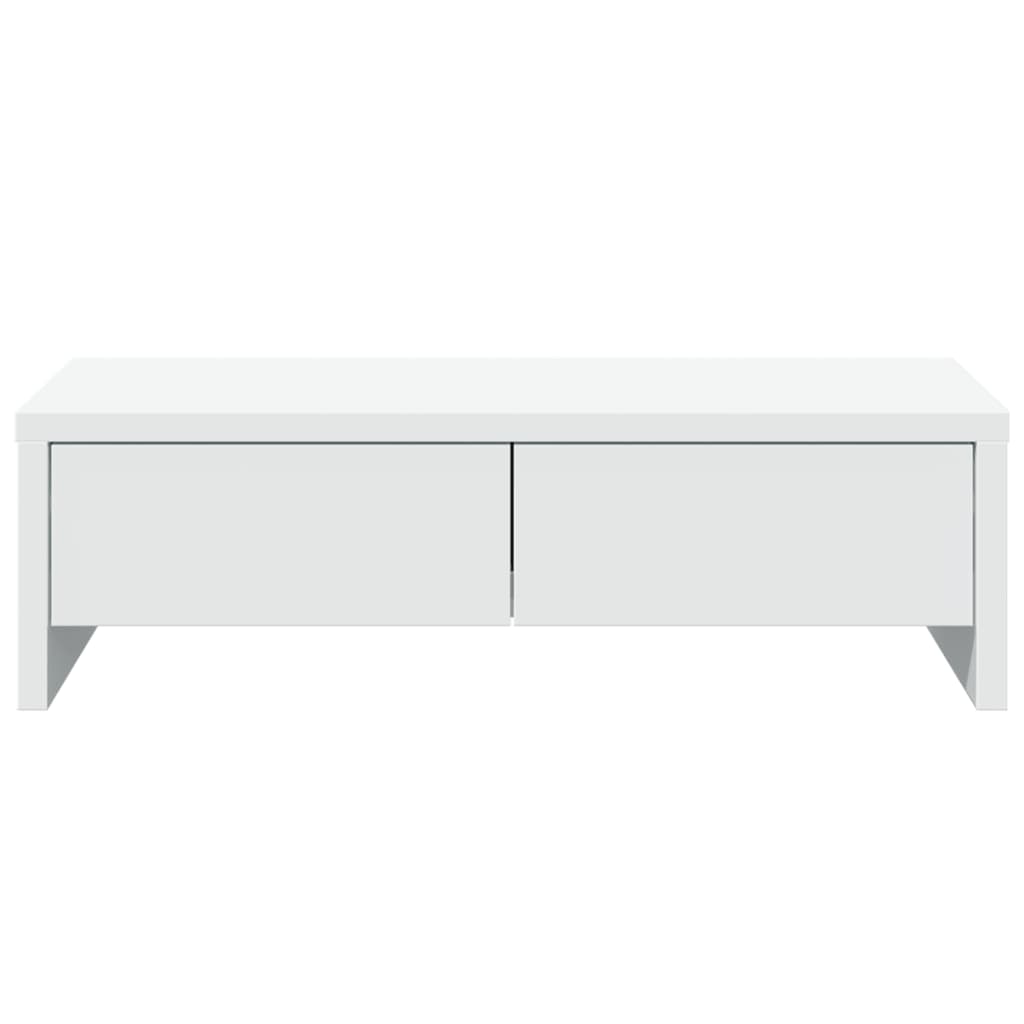 8721158389497_g_en_hd_2 vidaXL Monitor Stand with Drawers White 50x27x15 cm Engineered Wood - Image 4