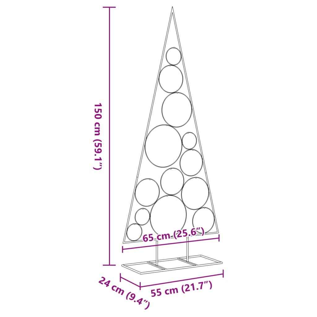 8721158391858_g_en_hd_5 vidaXL Metal Christmas Tree for Decoration Black 150 cm - Image 7