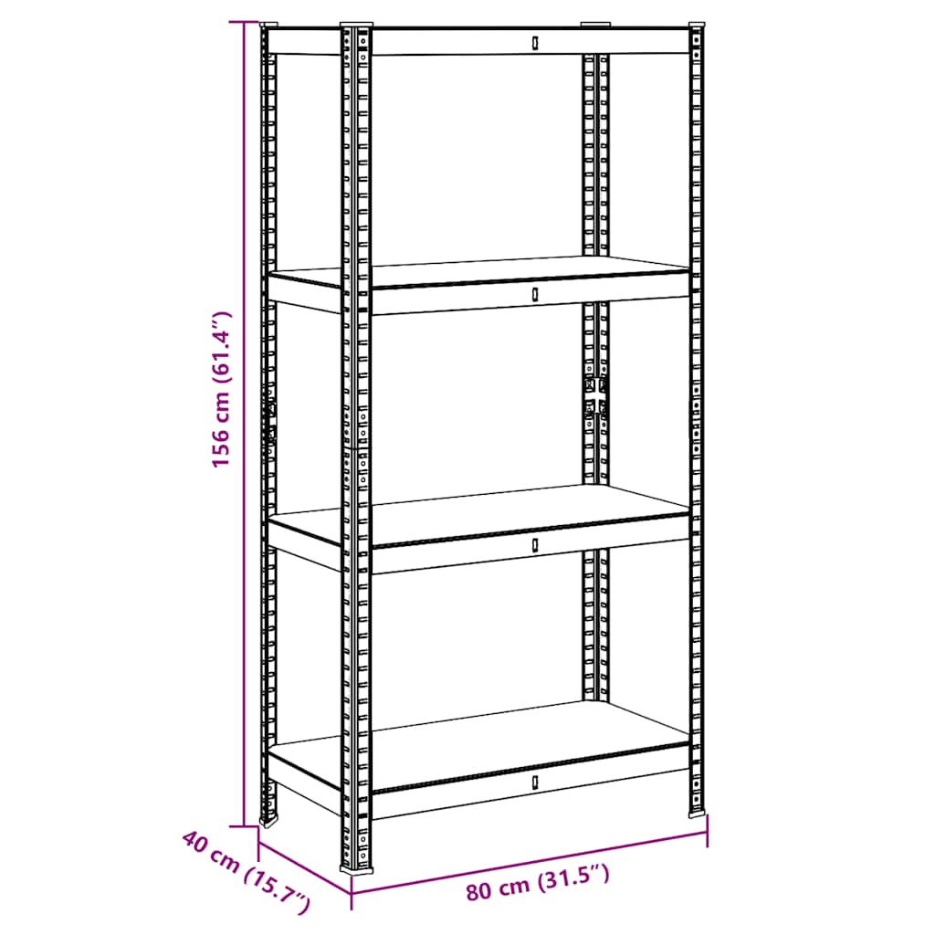 8721158392244_g_en_hd_10 vidaXL 4-Layer Storage Shelf Anthracite Steel&Engineered Wood - Image 13