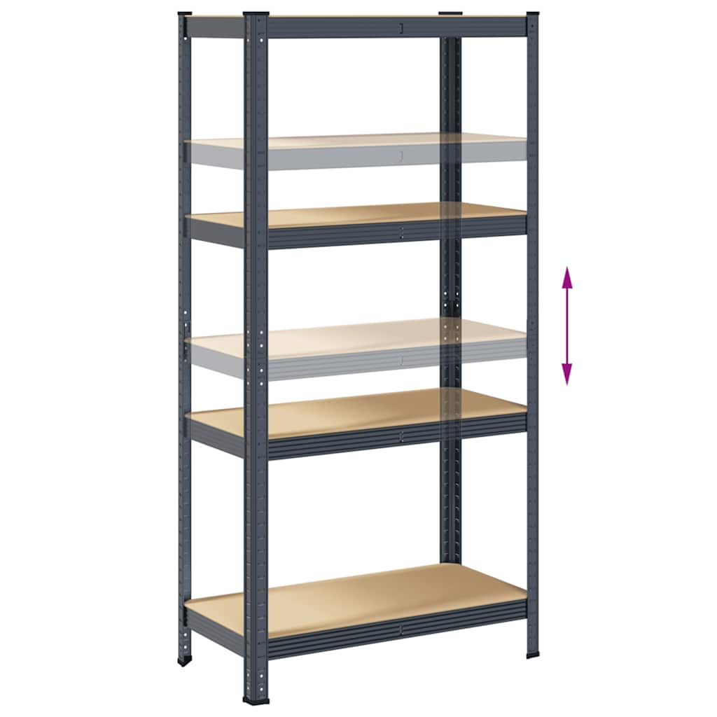 8721158392244_g_en_hd_6 vidaXL 4-Layer Storage Shelf Anthracite Steel&Engineered Wood - Image 9