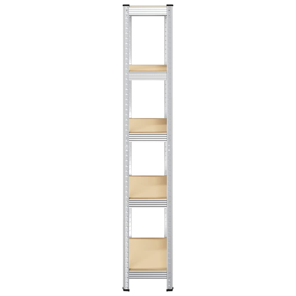 8721158392268_g_en_hd_3 vidaXL 5-Layer Storage Shelf Silver Steel&Engineered Wood - Image 6