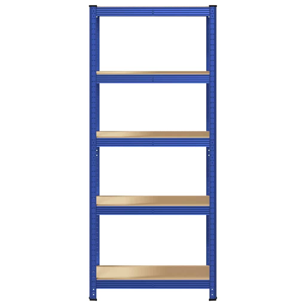8721158392282_g_en_hd_2 vidaXL 5-Layer Storage Shelf Blue Steel&Engineered Wood - Image 5